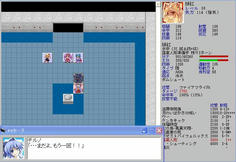 妹紅はHPが半分の状態で復活　こうなったらとことんやってやる！