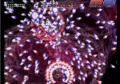 咲夜のスペル　自機周辺に突如出現する赤ナイフがプレイヤーを激しく圧迫する！