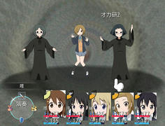 オカルト研究部との戦いでは正常な生徒も巻き込まれる　彼女に攻撃を当てないよう単体攻撃で戦おう