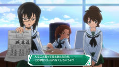 ストーリーモードはアニメの内容を再録　イラストとアニメーションによりフルボイスで物語が進んでいく