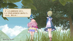 「みえ」なカメラアングルw　メルルはショートスカートなので基本ドロワは丸見えですが、恥ずかしくないのかなw