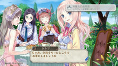 こちらは魔女のお茶会エンド　って、アストリッド(左から2番目)がお前誰だよ状態にw