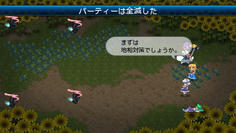 戦闘中にセレクトボタンを押すと強制的に敗北します　リセットよりも便利な機能です