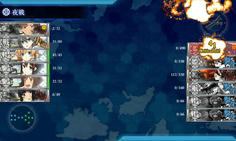 時雨の魚雷カットインがボス旗艦に突き刺さり撃沈させた！！！奇跡の瞬間である！！！！