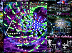 第４スペル　パズドラじゃねえか！！www　パズルみたいな面白い形のカラフルな弾幕