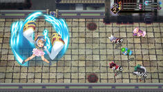 案の定何もできないままスペルカード撃たれて全滅　三魔柱の強さを思い知らされる場面ですね
