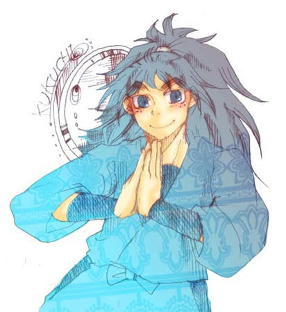 謎のポーズ