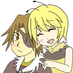 蜂子ちゃんと蜂男君