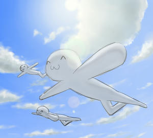鳥になれば～風になれば～叶～うのかな～♪