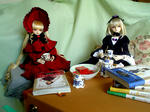 ＳＤ真紅・ＳＤ水銀燈（お茶会２００８年９月）