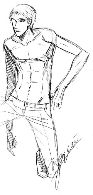 純粹想練習男體……