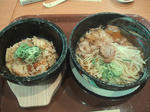 亀王食堂　焼飯＋醤油