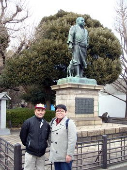 上野の西郷さんの銅像