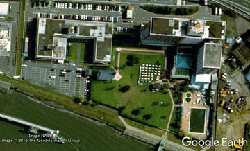 1997年 羽田東急ホテル Google Earthより
