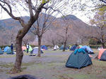 難民キャンプ。