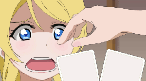 ラブライブ！ババ抜きGIFアニメ(絵里)