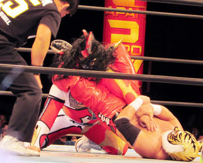獣神サンダーライガーvsタイガーマスク