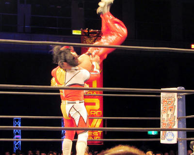 獣神サンダーライガーvsタイガーマスク