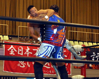 秋山準 金丸義信 ウルティモ・ドラゴンvs曙 KENSO 野村直矢