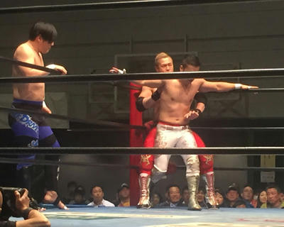青木篤志 鈴木鼓太郎 佐藤光留vs渕正信 金丸義信 ウルティモ・ドラゴン