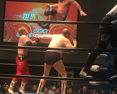 青木篤志 鈴木鼓太郎 佐藤光留vs渕正信 金丸義信 ウルティモ・ドラゴン