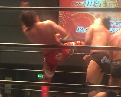 ビッグガンズvs諏訪魔 宮原健斗