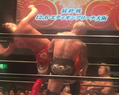 諏訪魔 宮原健斗vsビッグガンズ