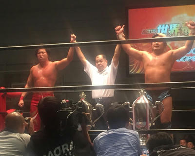 諏訪魔 宮原健斗vsビッグガンズ