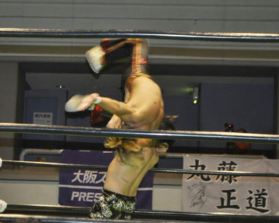 丸藤 原田 小峠vs杉浦 タイチ TAKA