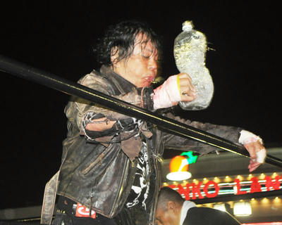 大仁田厚 マグニチュード岸和田vsTARU 菅原拓也