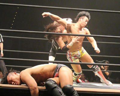 竹下幸之介 マイク・ベイリーvs佐々木大輔 遠藤哲哉