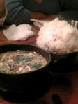 コムタンスープ黒+麦飯
