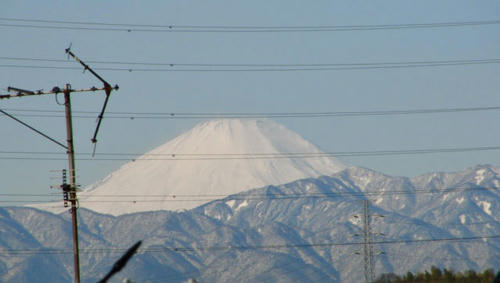 今朝の富士山
