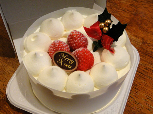 丸いケーキ