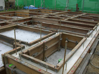 着工から32日目 基礎養生中 タマホーム沖縄で木造住宅を建てる
