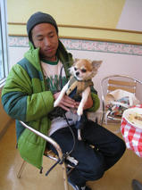 かわいい赤ちゃんとチワワちゃん　T