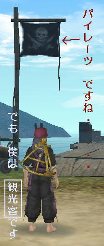 黒い旗。。。