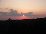久しぶりに、いい夕日を見た。