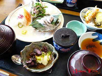 アジの刺身