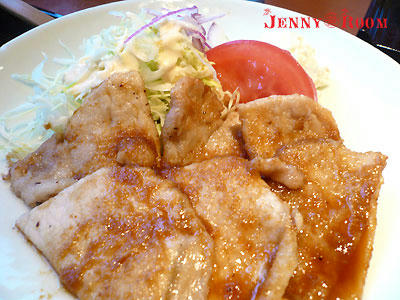 豚ロースのしょうが焼き