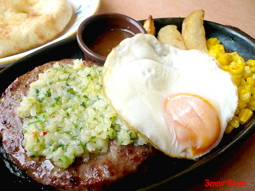 「ディアボラ風ハンバーグステーキ」