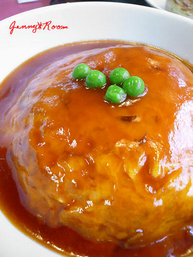 蟹玉甘酢掛けご飯