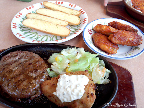 ハンバーグステーキ＆チキンカツ