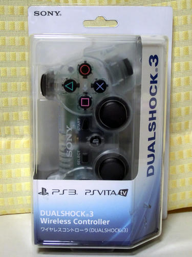 PS3コントローラ：数量限定クリスタルカラー