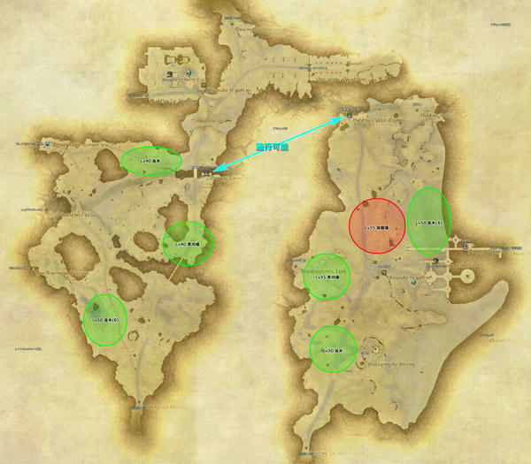 ギャザラーマップ 東ラノシア Ff14で戯れる