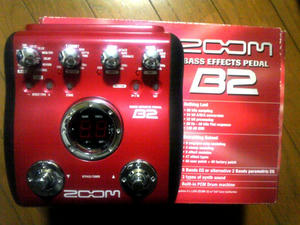 マルチエフェクター、ZOOM-B2！レビュー？