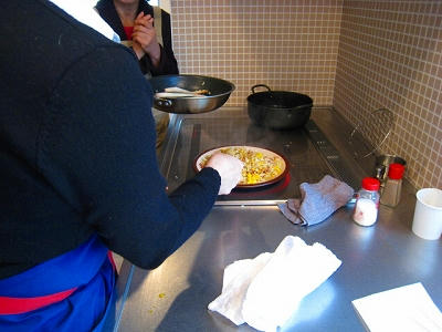 フラットプレートは盛り付けにも便利