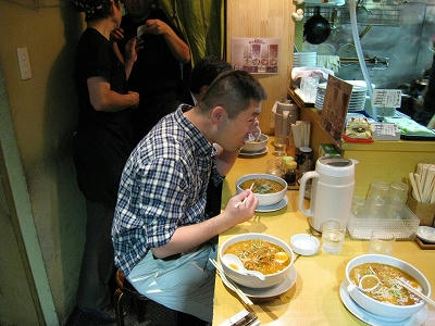 飲んだ後はサッポロラーメン！
