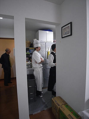 シェフまで来ています!!