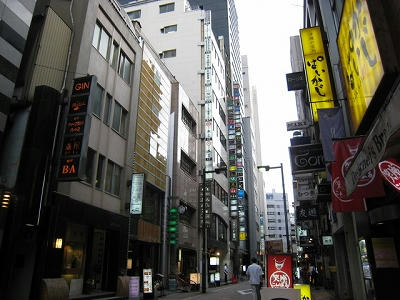 ネオンの街銀座